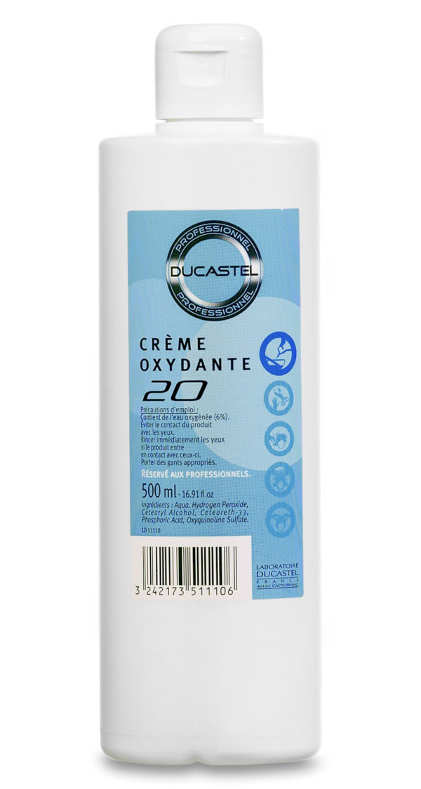 Crème oxydante 20 vol Ducastel 500ml