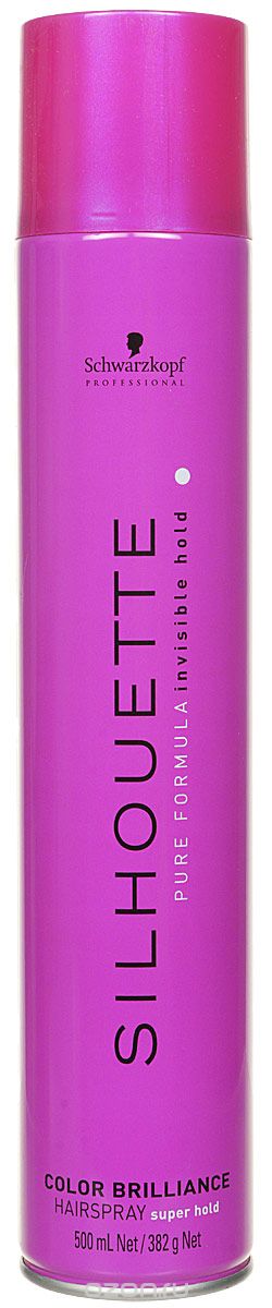 Silhouette  pure formule insivisible hold COLOR BRILLANCE